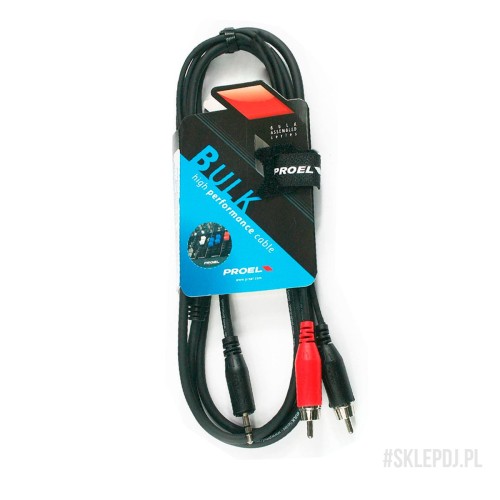 PROEL BULK540LU18 - Kabel audio 2x RCA / mini TRS 1,8m | WSDJ Studio