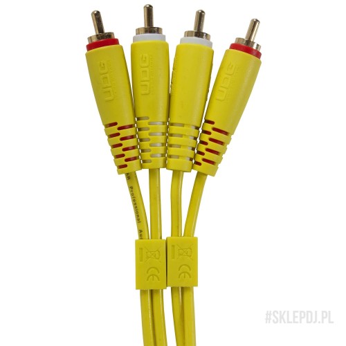 UDG ULT Cable 2xRCA Yellow ST 1,5m U97001YL | WSDJ Studio