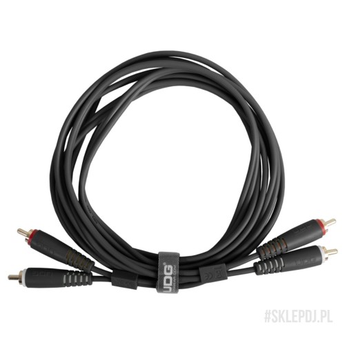 UDG ULT Cable 2xRCA Black ST 3m U97003BL | WSDJ Studio