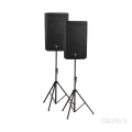 WYNAJEM NA WEEKEND | PARTY PACK: 2x głośnik 12" + 4x led BAR + 4x led PAR + dymiarka | WSDJ Studio