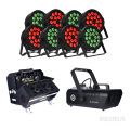 WYNAJEM NA WEEKEND | PARTY PACK: wytwornica baniek + wytwornica dymu + 8x led PAR | WSDJ Studio