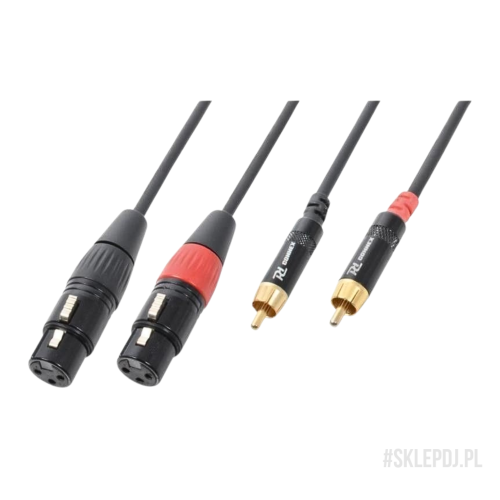 CONNEX Przewód 2x XLR (f) - 2x RCA 3m CX68-3 | WSDJ Studio