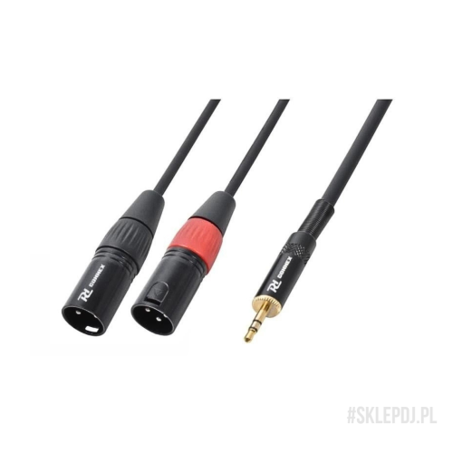 CONNEX Przewód 2x XLR (m) - mini Jack (3,5mm) 1,5m CX70-1 | WSDJ Studio