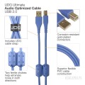 UDG ULT Cable USB 2.0A-B Light Blue AG 3m U95006LB | WSDJ Studio