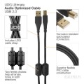 UDG ULT Cable USB 2.0A-B Black AG 1m U95004BL | WSDJ Studio