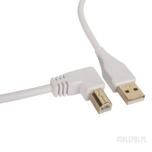 UDG ULT Cable USB 2.0A-B Angle 1m U95004WH | WSDJ Studio