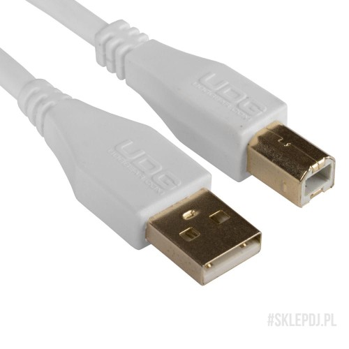 UDG ULT Cable USB 2.0 A-B WHITE STRAIGHT 1m U9500XWH | WSDJ Studio