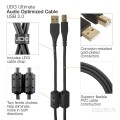 UDG ULT Cable USB 2.0 A-B Black ST 2m U95002BL | WSDJ Studio