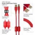UDG ULT Cable USB 2.0 A-B Red AG 2m U95005RD | WSDJ Studio